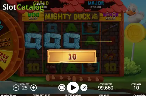 Скрин3. Mighty Duck Wheel of Riches слот