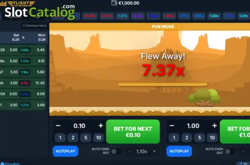 Скрин2. Texas Gold Flight of Riches слот