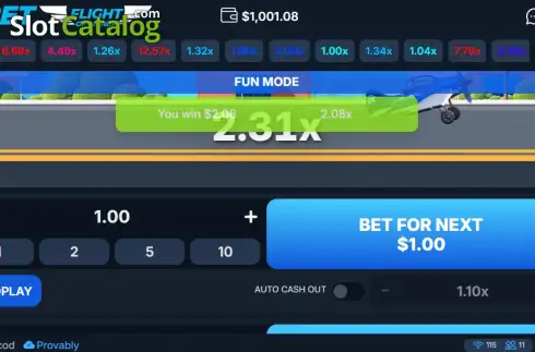 Скрин3. 1xbet Flight of Riches слот