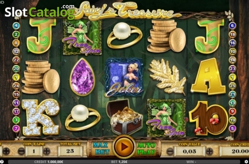 Скрин2. Fairy's Treasure слот