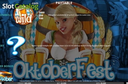 Скрин5. Oktoberfest (Capecod Gaming) слот