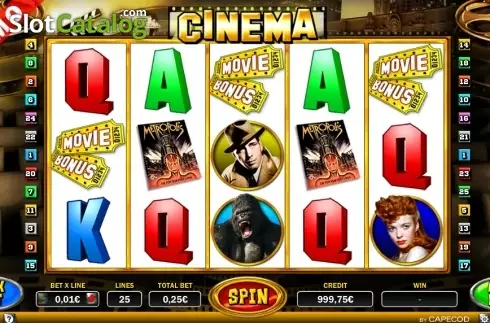 Скрин2. Cinema (Capecod Gaming) слот
