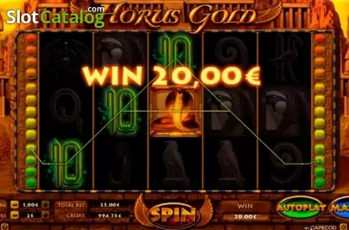 Скрин3. Horus Gold слот