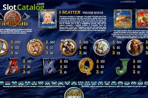 Скрин8. Vikings (Capecod Gaming) слот