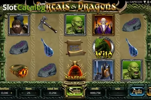 Скрин2. Portals & Dragons слот