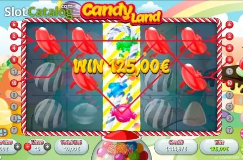 Скрин5. Candy Land (Capecod Gaming) слот
