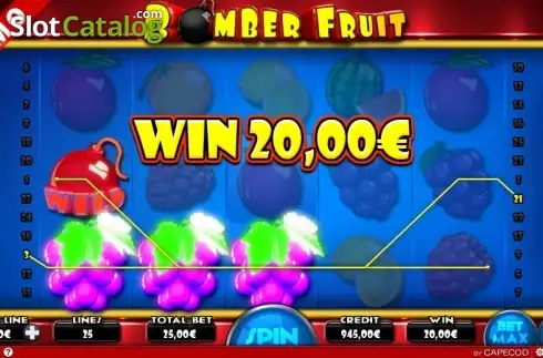 Скрин3. Bomber Fruit слот