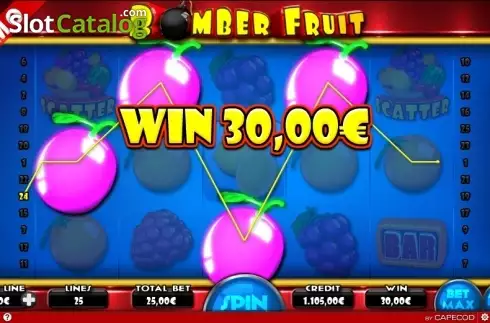Скрин5. Bomber Fruit слот