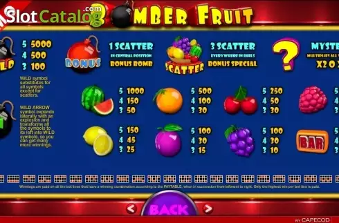 Скрин6. Bomber Fruit слот