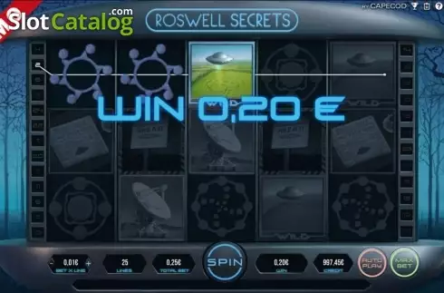 Скрин4. Roswell Secrets слот