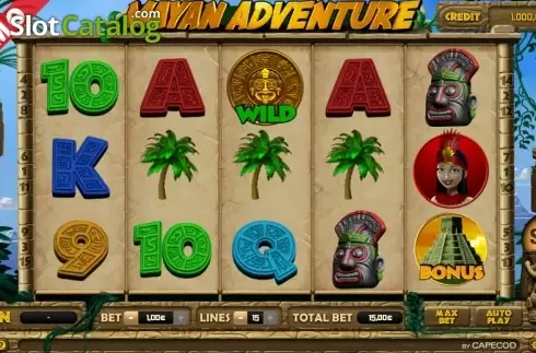 Скрин2. Mayan Adventure слот