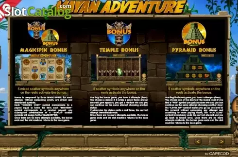 Скрин6. Mayan Adventure слот