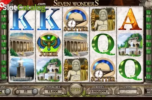 Скрин2. Seven Wonders слот