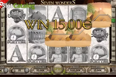 Скрин4. Seven Wonders слот