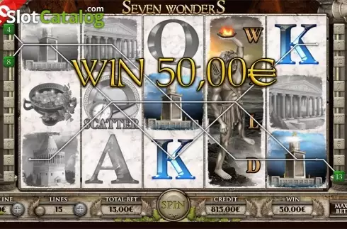 Скрин5. Seven Wonders слот