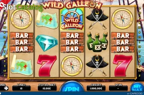 Скрин2. Wild Galleon слот