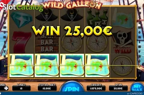 Скрин3. Wild Galleon слот