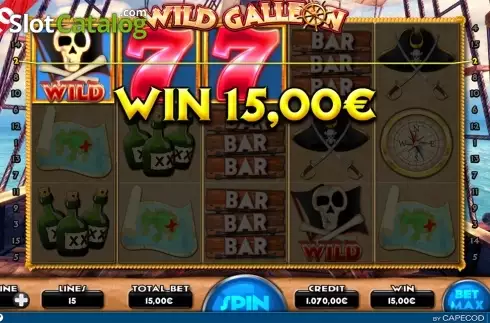 Скрин5. Wild Galleon слот