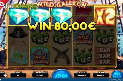 Скрин6. Wild Galleon слот