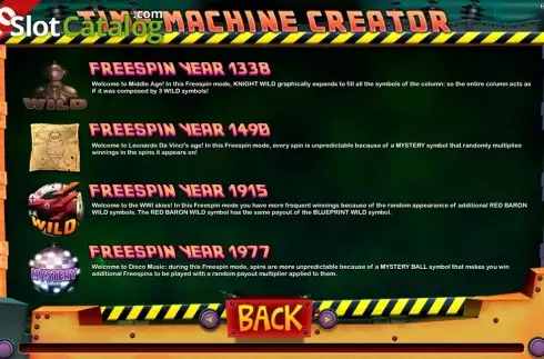 Скрин7. Time Machine Creator слот