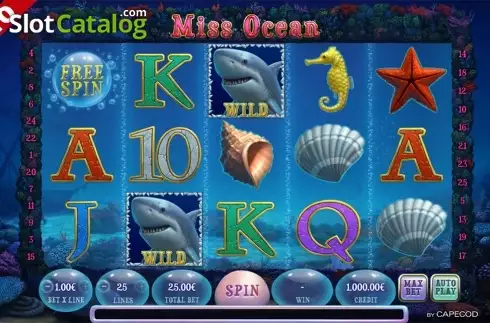 Скрин2. Miss Ocean слот