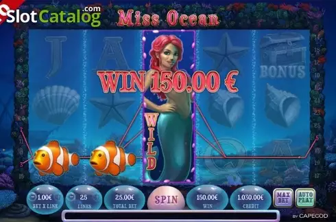 Скрин4. Miss Ocean слот