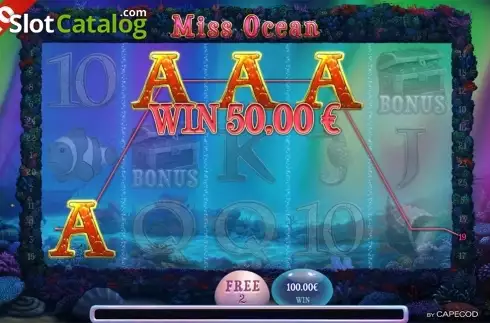 Скрин8. Miss Ocean слот
