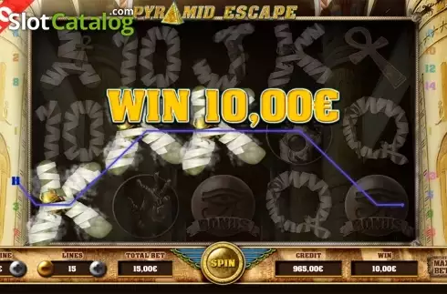 Скрин3. Pyramid Escape слот