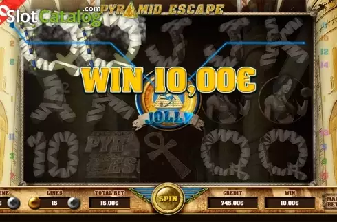 Скрин5. Pyramid Escape слот