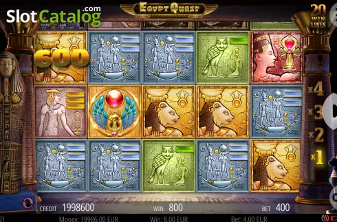 Скрин3. Egypt Quest (Casimi) слот