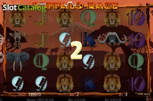 Скрин3. Buffalo Race слот