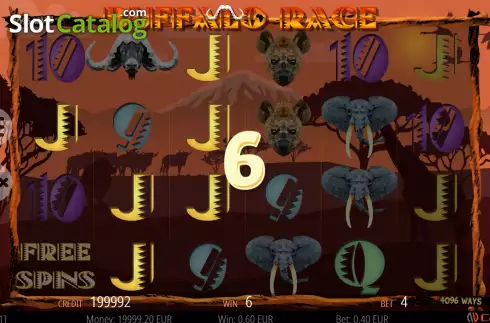 Скрин4. Buffalo Race слот