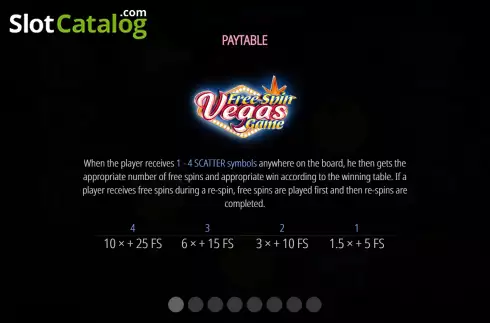 Скрин6. Vegas Fifty слот