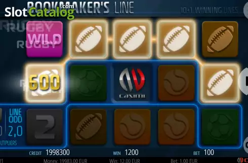 Скрин3. Bookmaker's Line слот