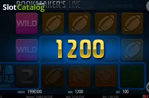 Скрин4. Bookmaker's Line слот