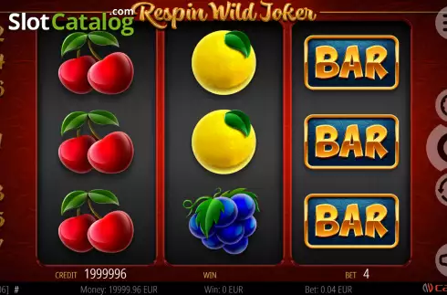 Скрин2. Respin Wild Joker слот