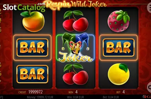 Скрин3. Respin Wild Joker слот