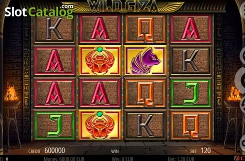 Скрин2. Wild Giza слот