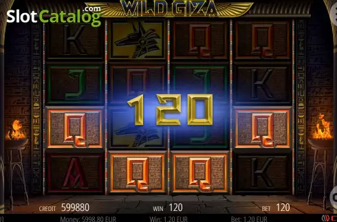 Скрин3. Wild Giza слот