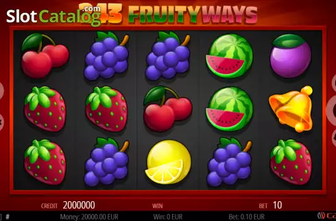 Скрин2. 243 Fruity Ways слот