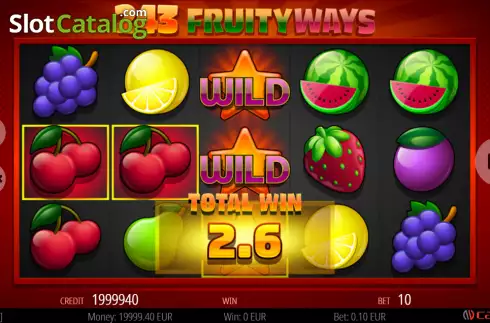 Скрин3. 243 Fruity Ways слот