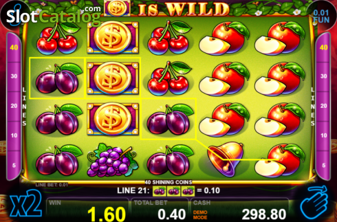 Скрин3. 40 Shining Coins слот