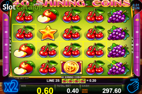 Скрин4. 40 Shining Coins слот