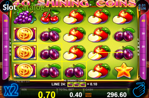 Скрин5. 40 Shining Coins слот