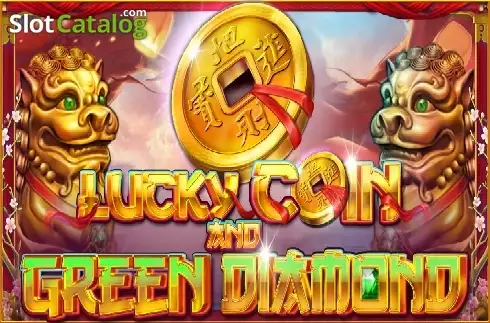Lucky Coin and Green Diamond логотип