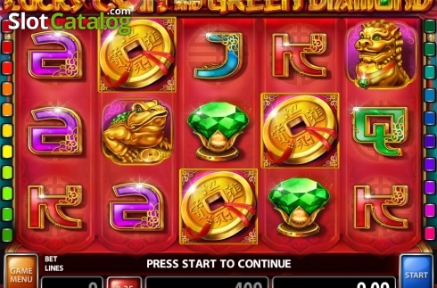 Скрин2. Lucky Coin and Green Diamond слот