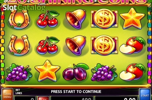 Скрин2. 20 Shining Coins слот