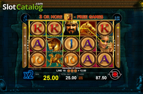Скрин4. Treasures of Persia слот