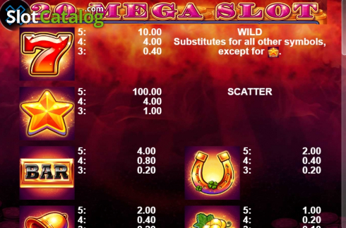 Скрин6. 20 Mega Slot слот