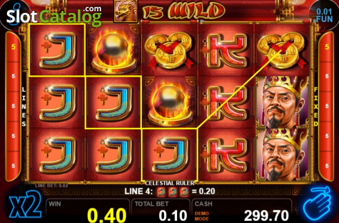 Скрин3. Celestial Ruler слот